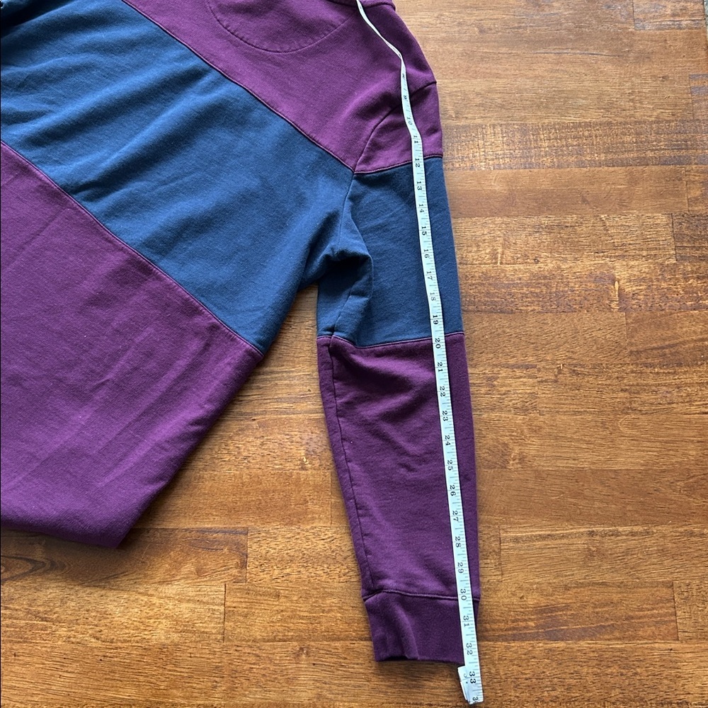 L.L. Bean Women’s Size 1X Color Block Pullover with Side Zips Preppy Casual Top​ - Picture 5 of 9